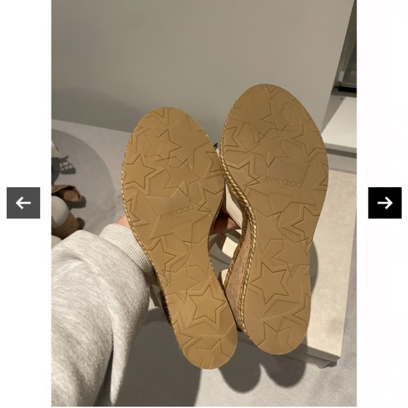 Jimmy Choo Alanah 80 Leather wedge - Picture 3 of 3